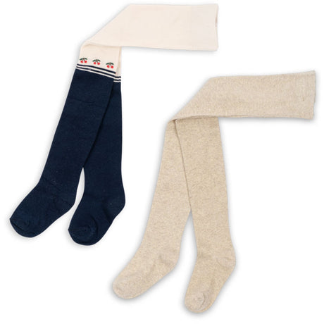 Konges Sløjd Cherry Mix 2 Pak Cherry Lurex Strømpebukser