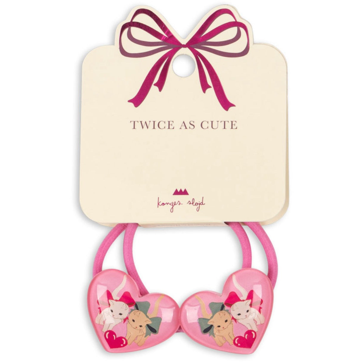 Konges Sløjd Bow Kitty 2 Pak Vilma Hair Elastic