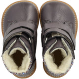 Angulus Lavender/Pastel Multi Glitter TEX-støvle Med Glitter Og Velcrolukning