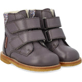 Angulus Lavender/Pastel Multi Glitter TEX-støvle Med Glitter Og Velcrolukning