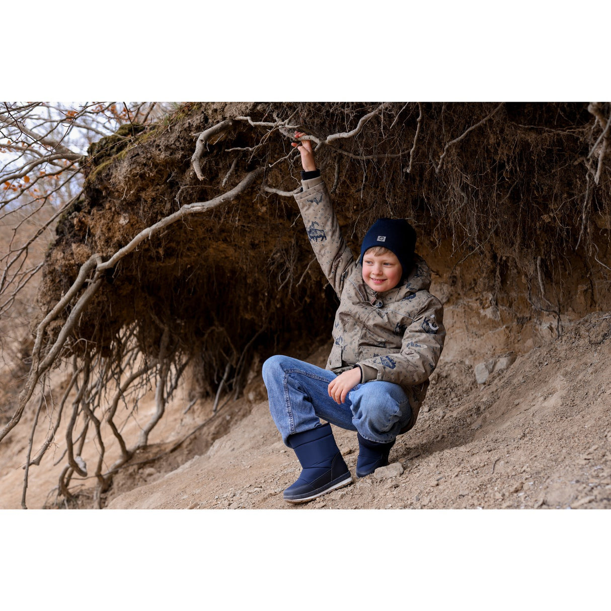 Mikk-Line Coriander Polyester Boys Jakke AOP