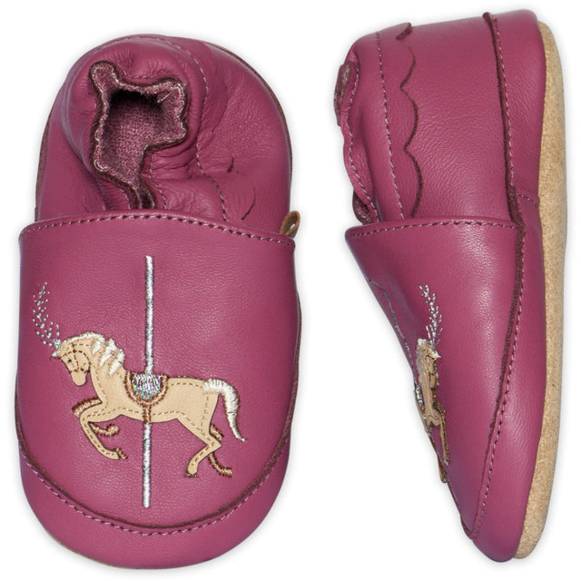 MELTON Red Violet Carousel Læder Futter
