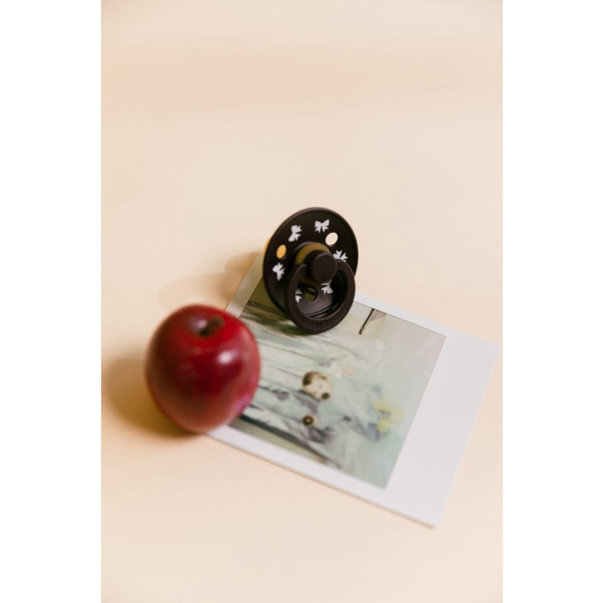 Bibs Ivory/Plum Sut Colour Holiday Sløjfe 2-Pak Latex