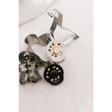 Bibs Ivory/Plum Sut Colour Holiday Sløjfe 2-Pak Latex