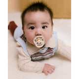 Bibs Ivory/Plum Sut Colour Holiday Sløjfe 2-Pak Latex