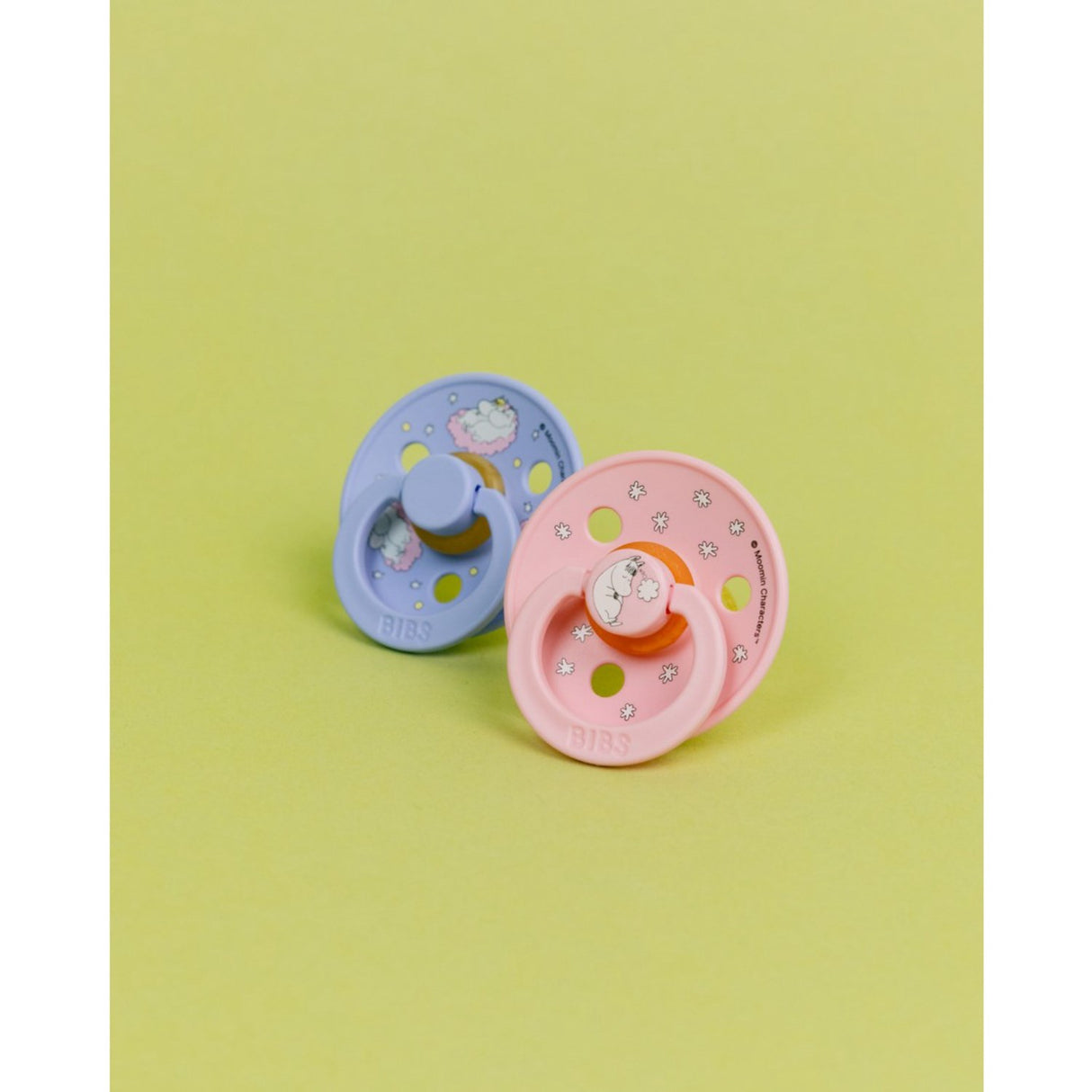 Bibs X Moomin Baby Pink Mix Sut Colour 2-Pak Dreaming Latex