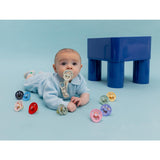 Bibs X Moomin Ivory/sage Colour Sut & Loop Clip Gavesæt Latex