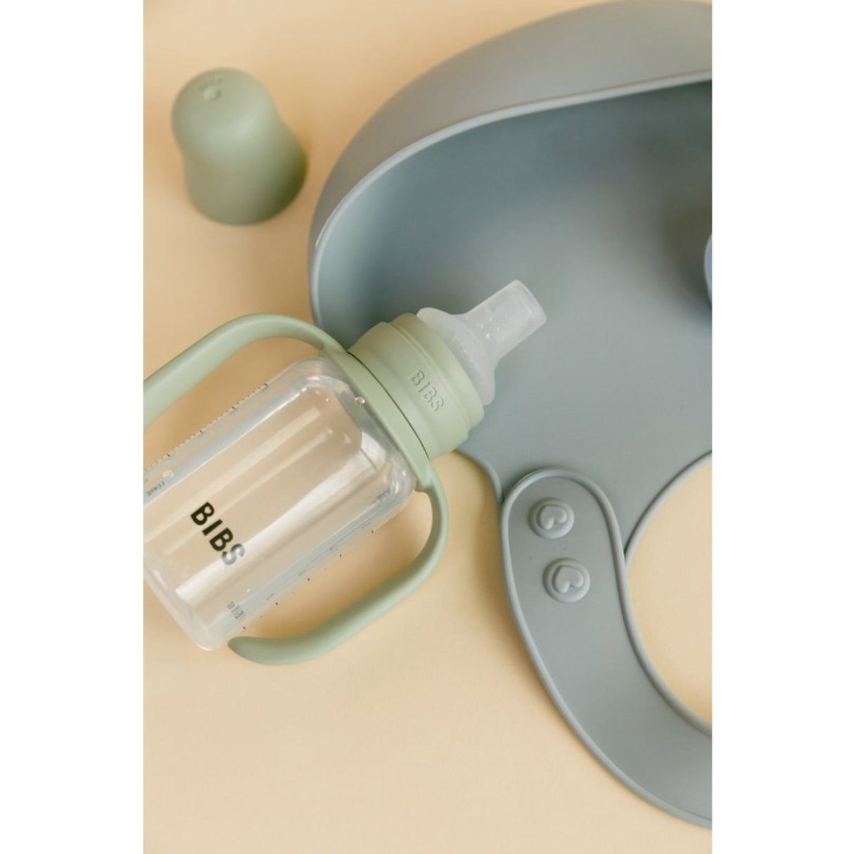 Bibs Sage Baby Sippy Flaske Spout Round Silikone Slow Flow