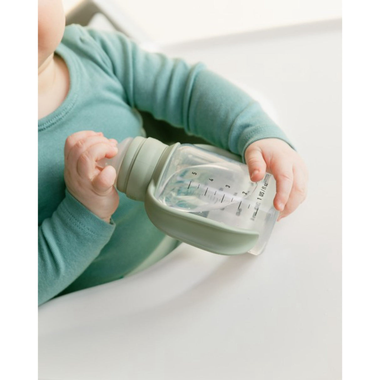 Bibs Sage Baby Sippy Flaske Spout Round Silikone Slow Flow