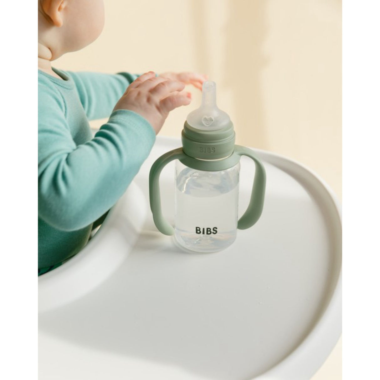 Bibs Sage Baby Sippy Flaske Spout Round Silikone Slow Flow