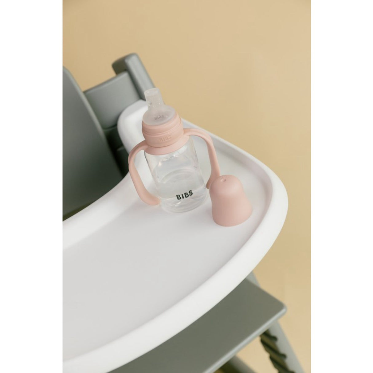 Bibs Blush Baby Sippy Flaske Spout Round Silikone Slow Flow