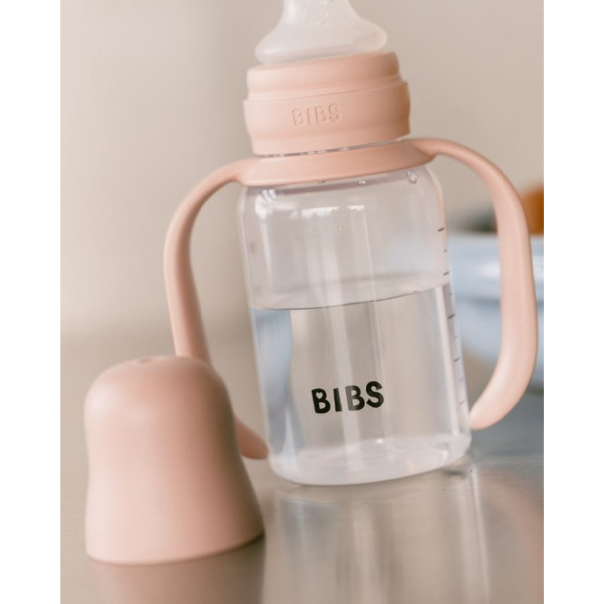 Bibs Blush Baby Sippy Flaske Spout Round Silikone Slow Flow