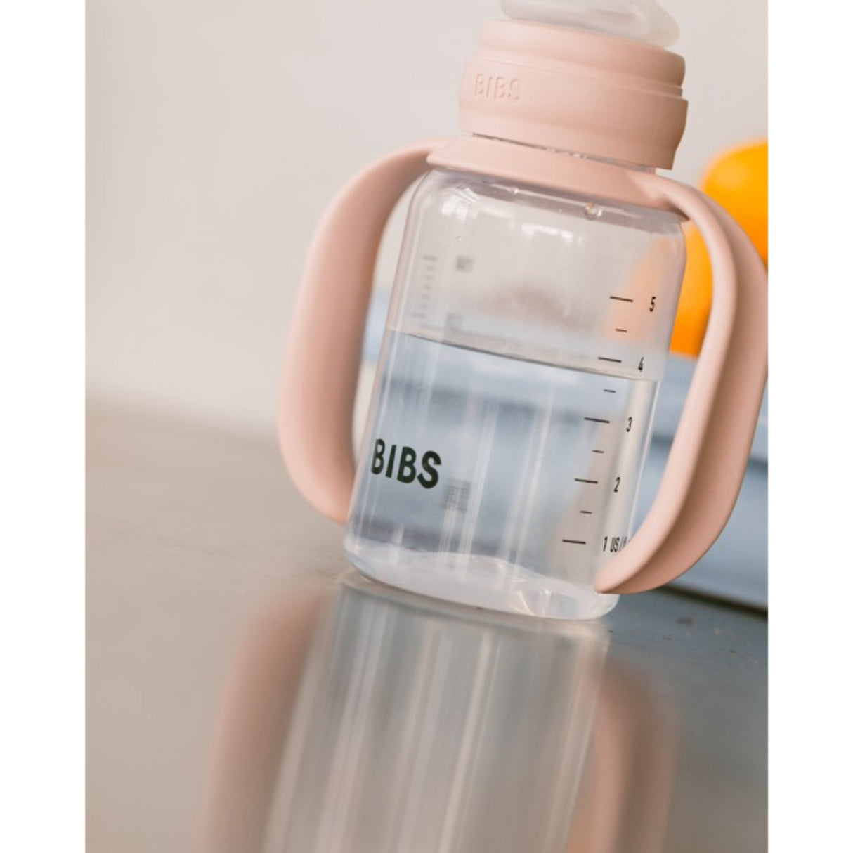 Bibs Blush Baby Sippy Flaske Spout Round Silikone Slow Flow