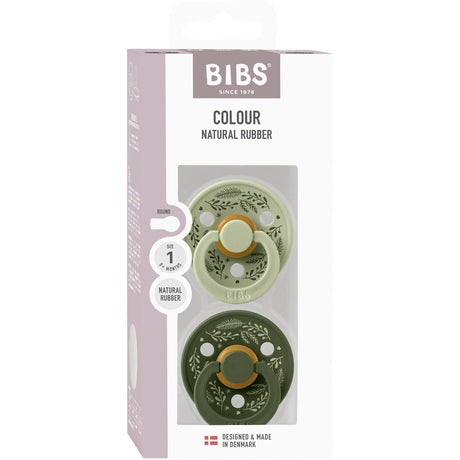 Bibs Sage/Hunter Green Sut Colour Holiday Leaf 2-Pak Latex