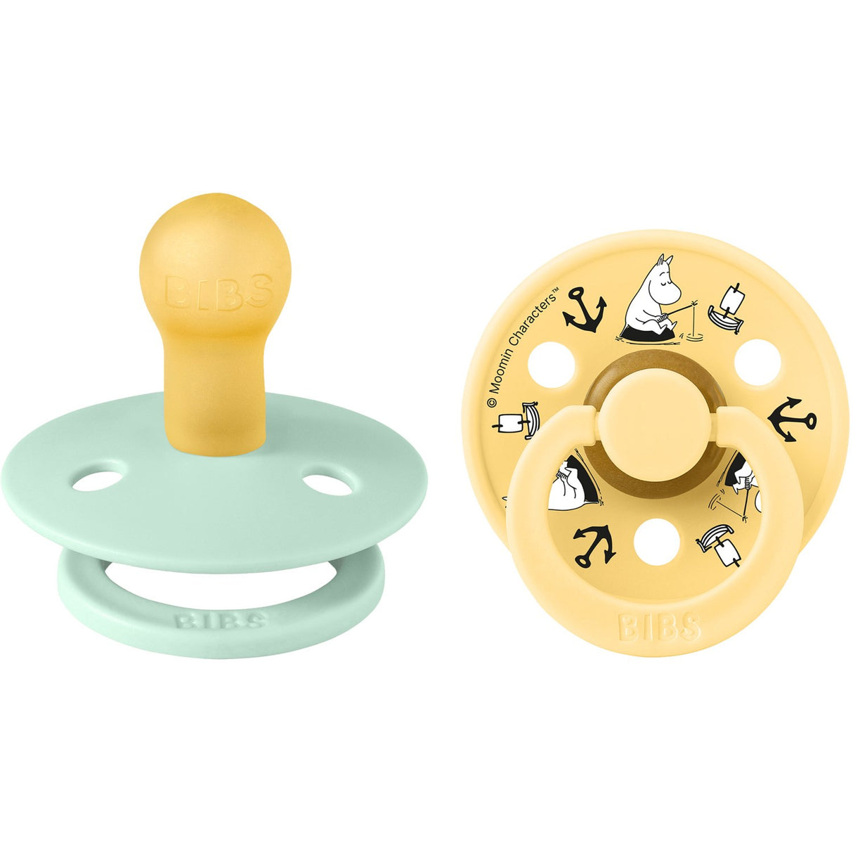 Bibs X Moomin Nordic Mint Mix Sut Colour 2-Pak Sailing Latex