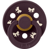 Bibs Ivory/Plum Sut Colour Holiday Sløjfe 2-Pak Latex