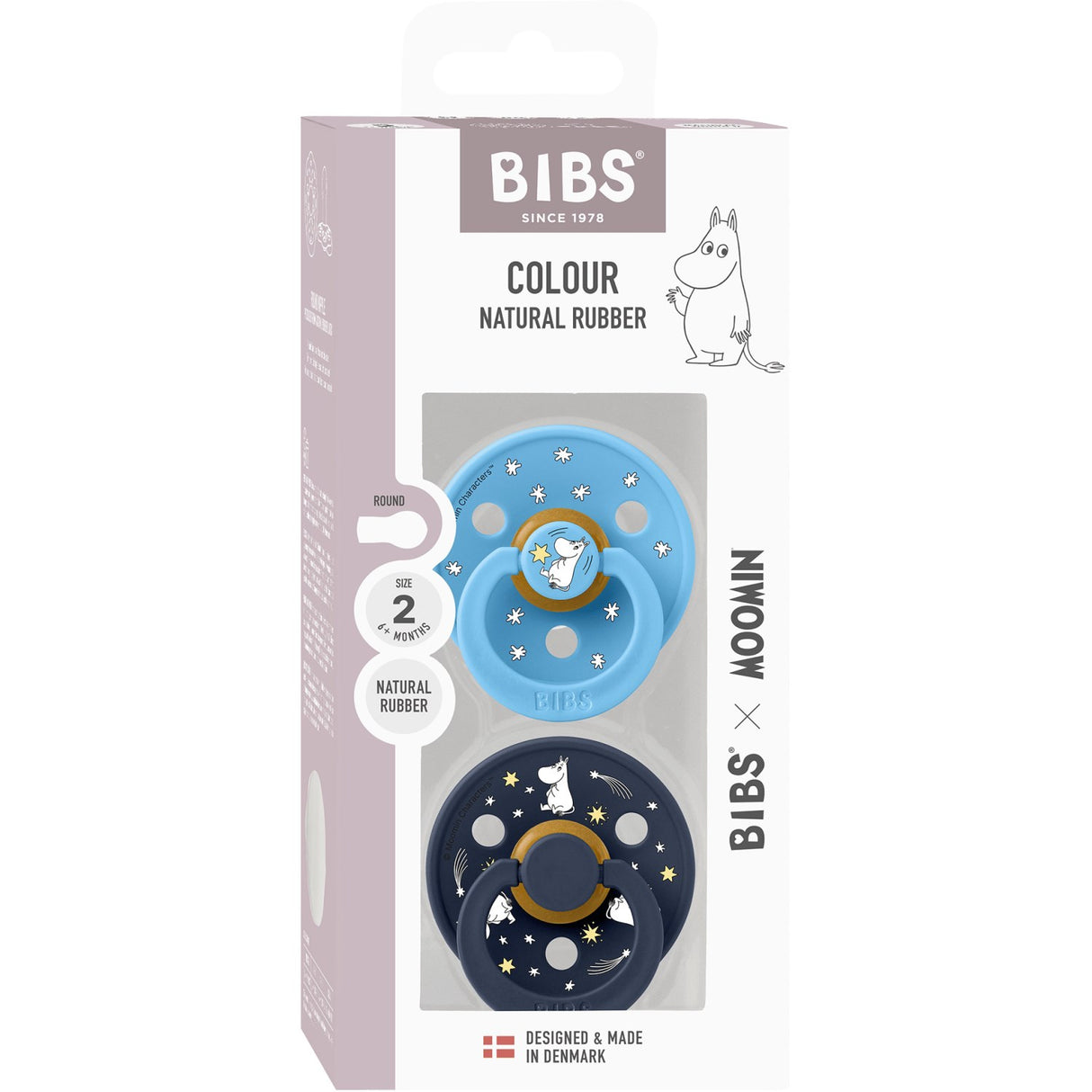 Bibs X Moomin Breeze Mix Sut Colour 2-Pak Good Night Latex