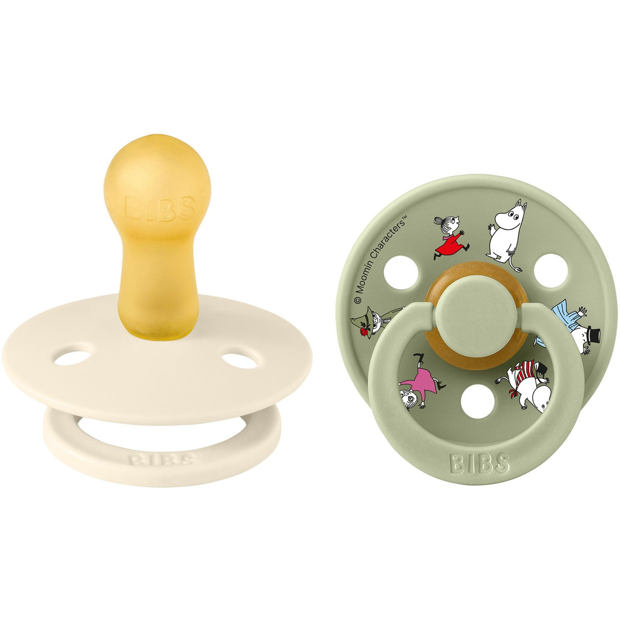 Bibs X Moomin Ivory Mix Sut Colour 2-Pak Friends Latex