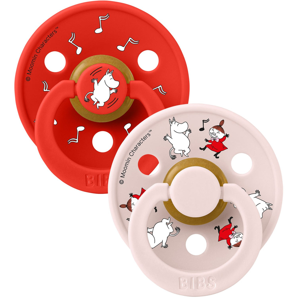 Bibs X Moomin Candy Apple Mix Sut Colour 2-Pak Dancing Latex