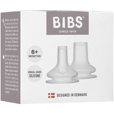 Bibs Baby Flaske Spout Silikone 2-Pak