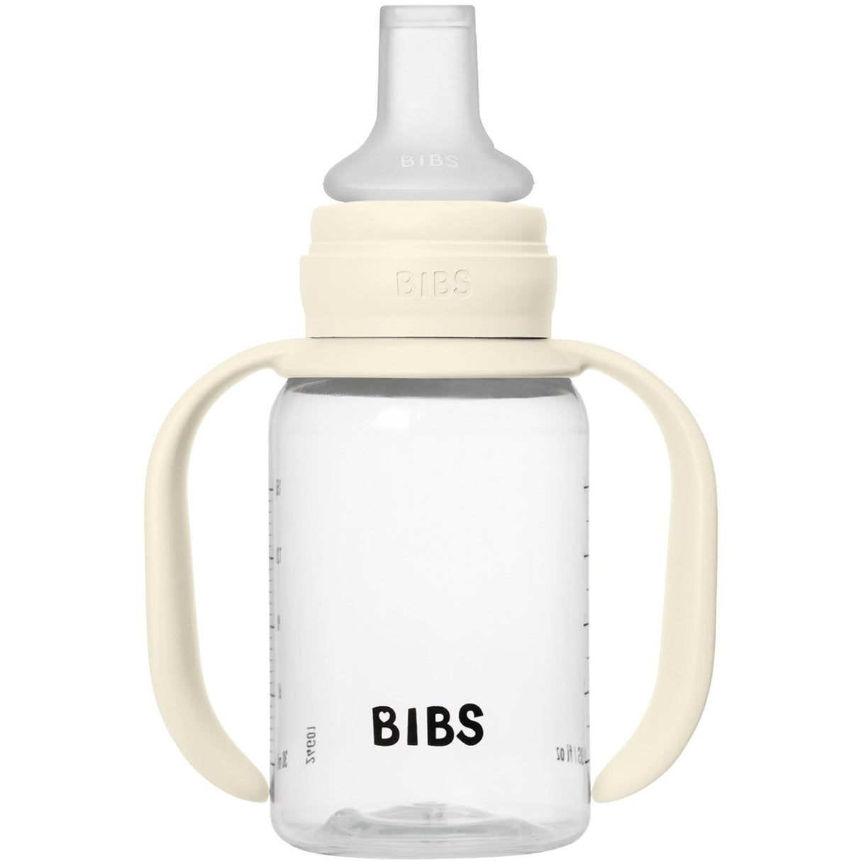 Bibs Ivory Baby Sippy Flaske Spout Round Silikone Slow Flow