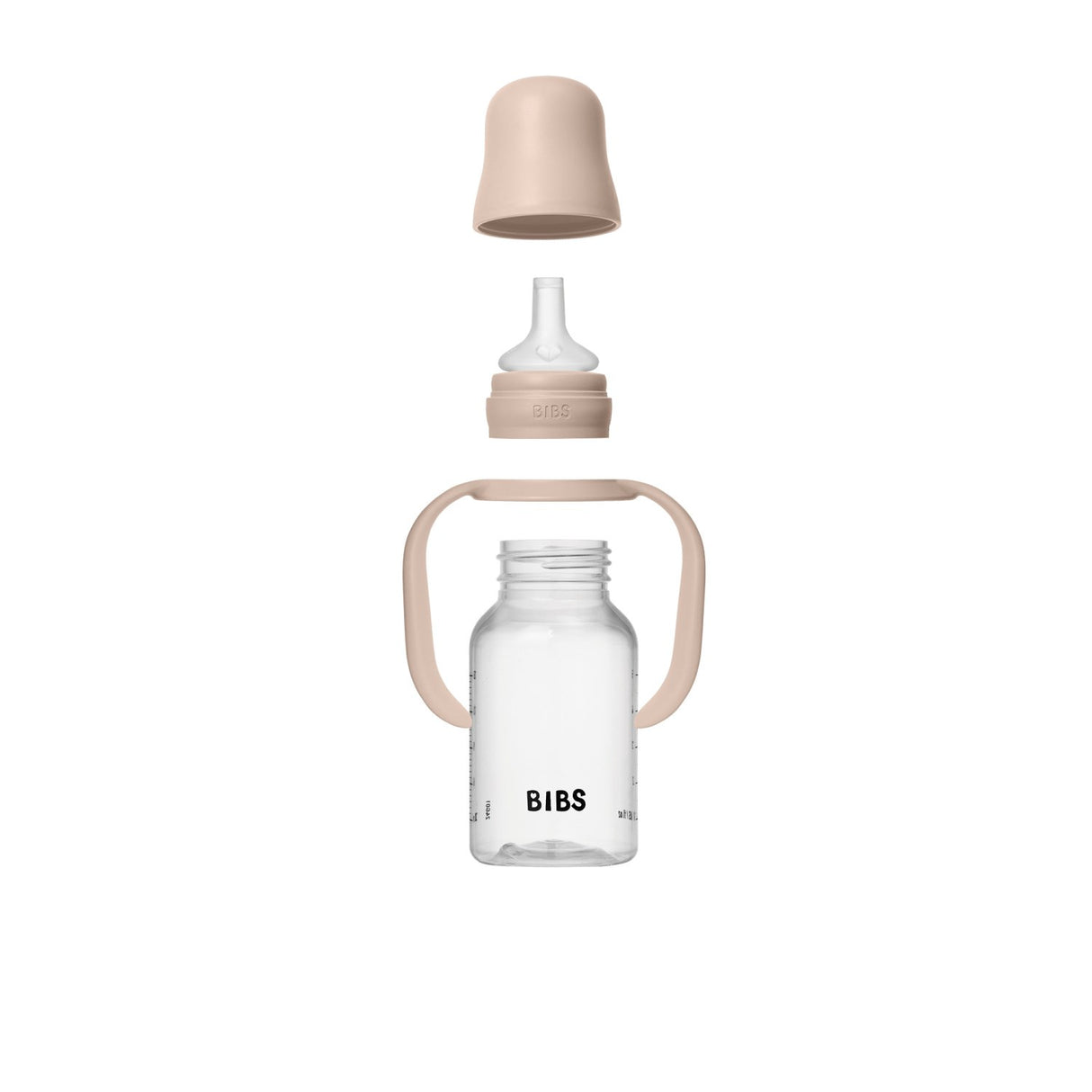 Bibs Blush Baby Sippy Flaske Spout Round Silikone Slow Flow