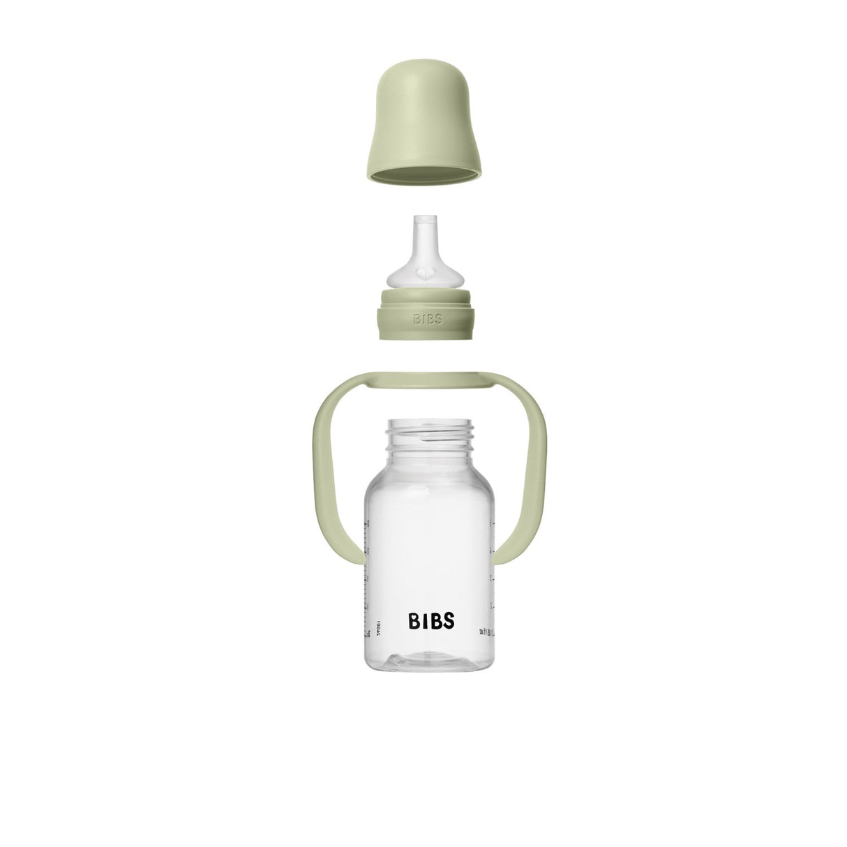 Bibs Sage Baby Sippy Flaske Spout Round Silikone Slow Flow