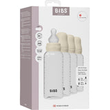 Bibs Ivory Baby Flaske Round Silikone 4-Pak