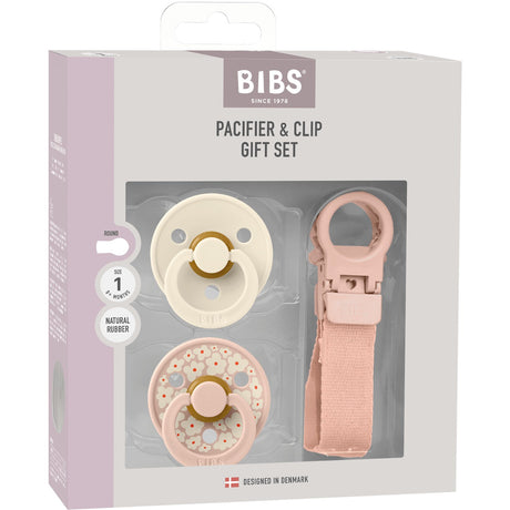 Bibs Blush Colour Sut & Loop Clip Gavesæt Latex
