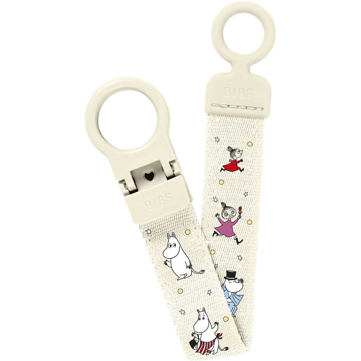 Bibs X Moomin Ivory Sut Clip Loop
