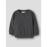 Name It Dark Grey Melange Nmmvimo Ls Sweat Bru Noos