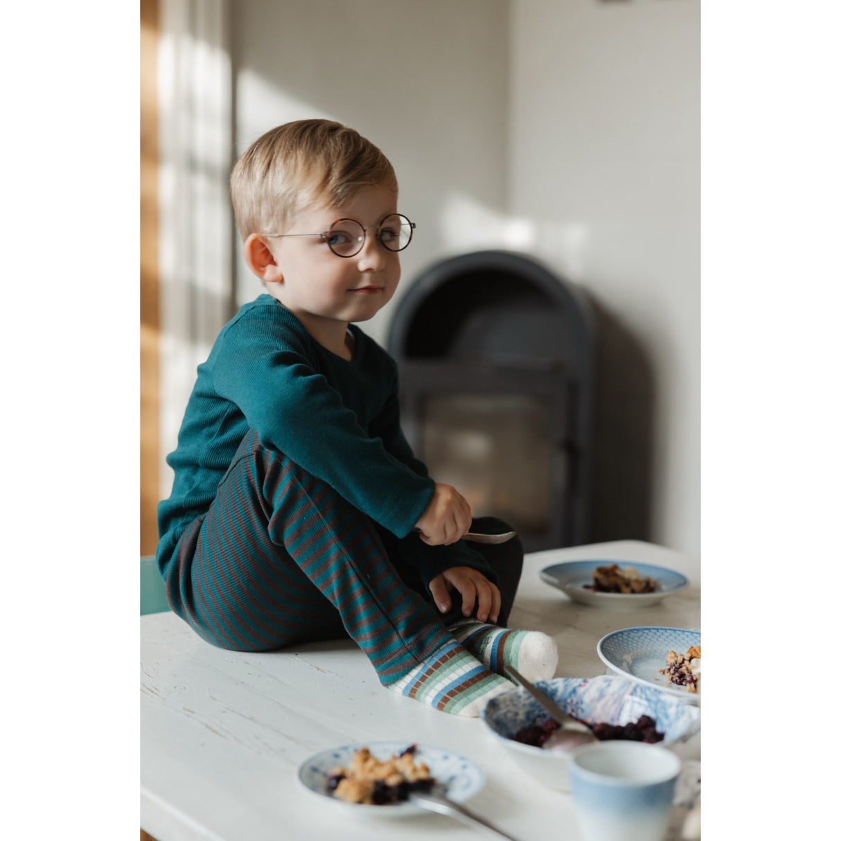 Petit Piao Dark Sea Bluse Modal