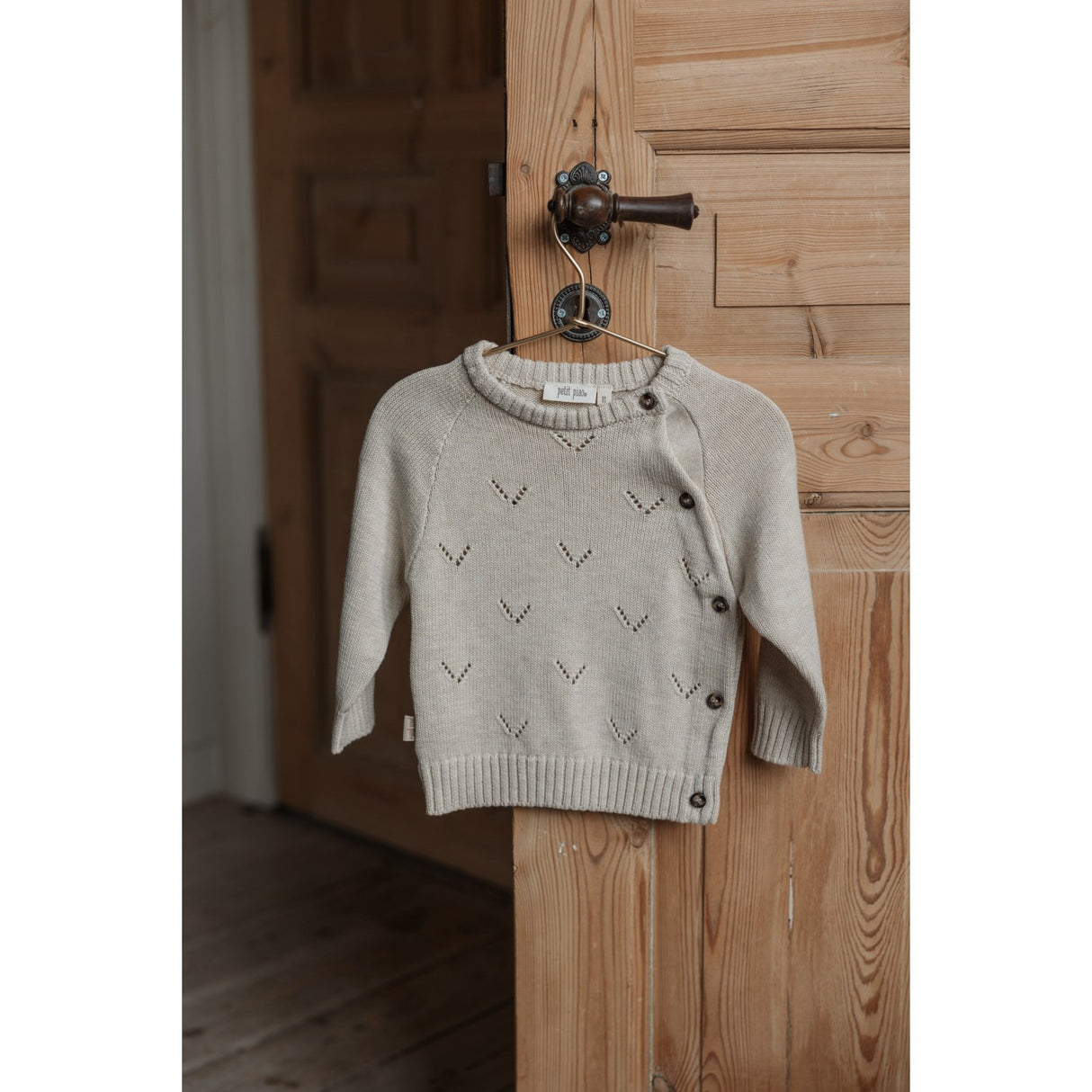 Petit Piao Off White PpDaqa Fold Over Strik