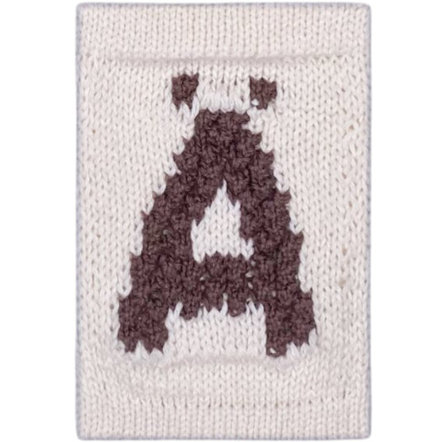 Smallstuff Nature Strikket Bogstav Ä