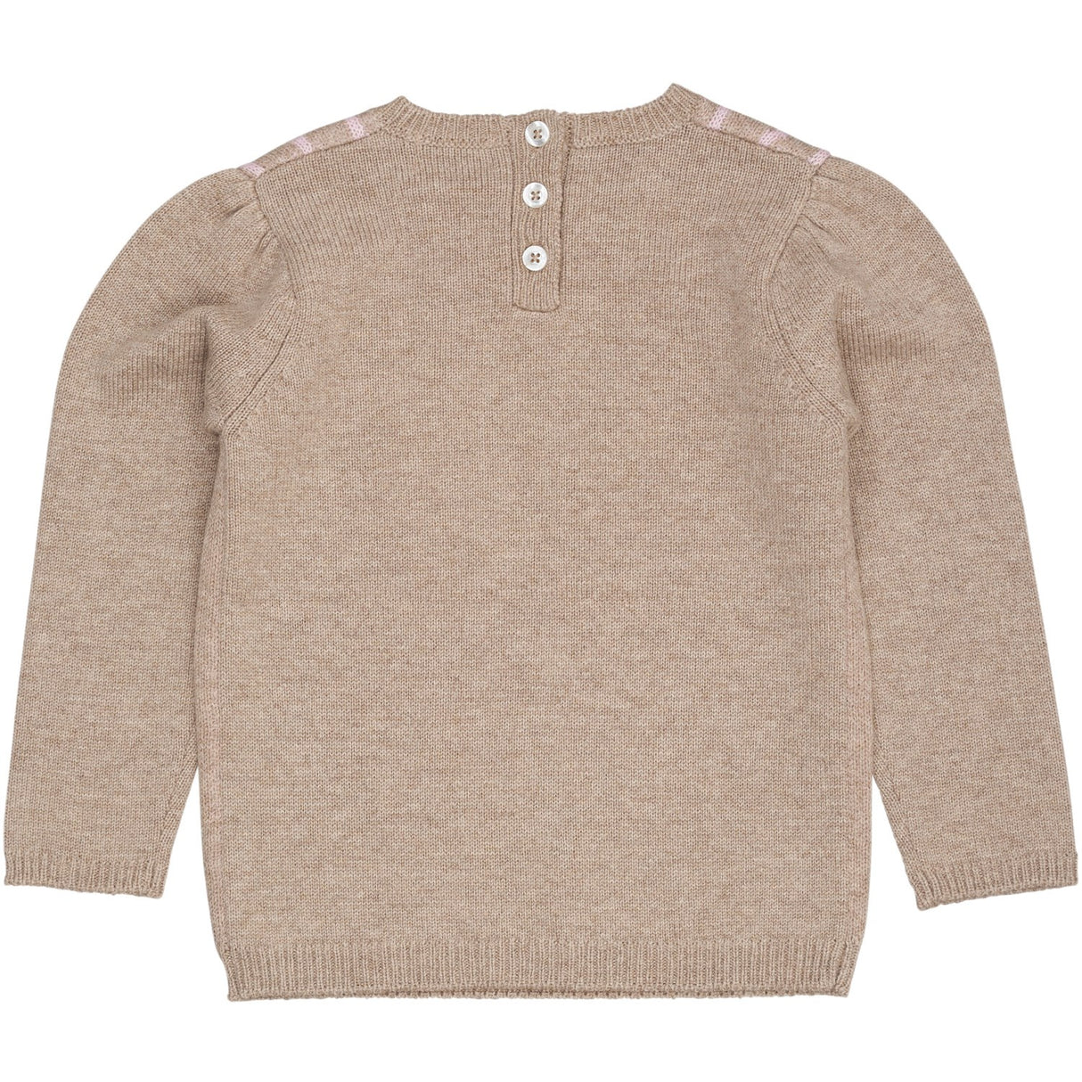 COPENHAGEN COLORS Sand/Bubblegum Comb. Cashmere Sløjfe Deco Bluse