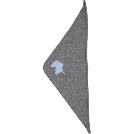 COPENHAGEN COLORS Dk Grey Mel./Blue Cashmere Icon Tørklæde