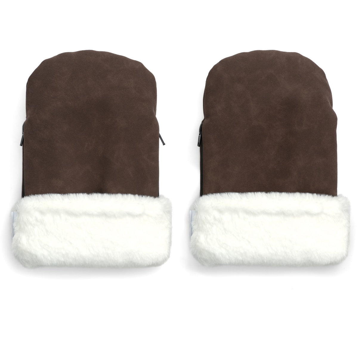 KongWalther Chocolate Brown Faux Suede Østerbro Handsker