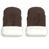 KongWalther Chocolate Brown Faux Suede Østerbro Handsker