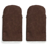 KongWalther Chocolate Brown Faux Suede Østerbro Handsker