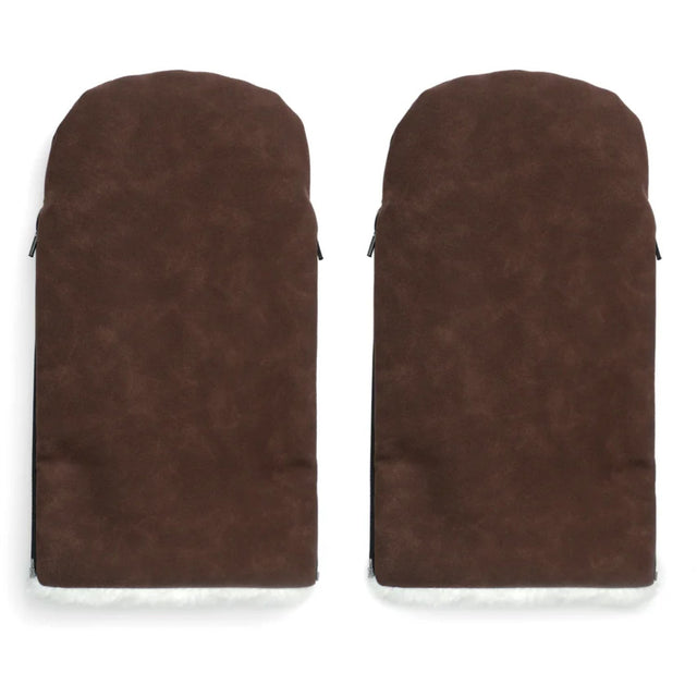 KongWalther Chocolate Brown Faux Suede Østerbro Handsker