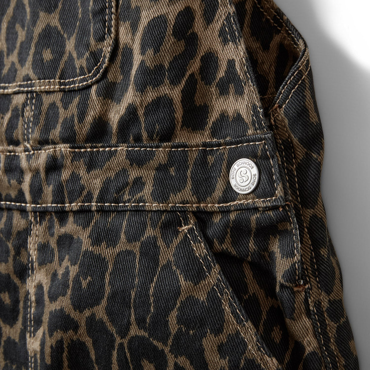 Sofie Schnoor Light Brown Leopard LarinSK Kjole