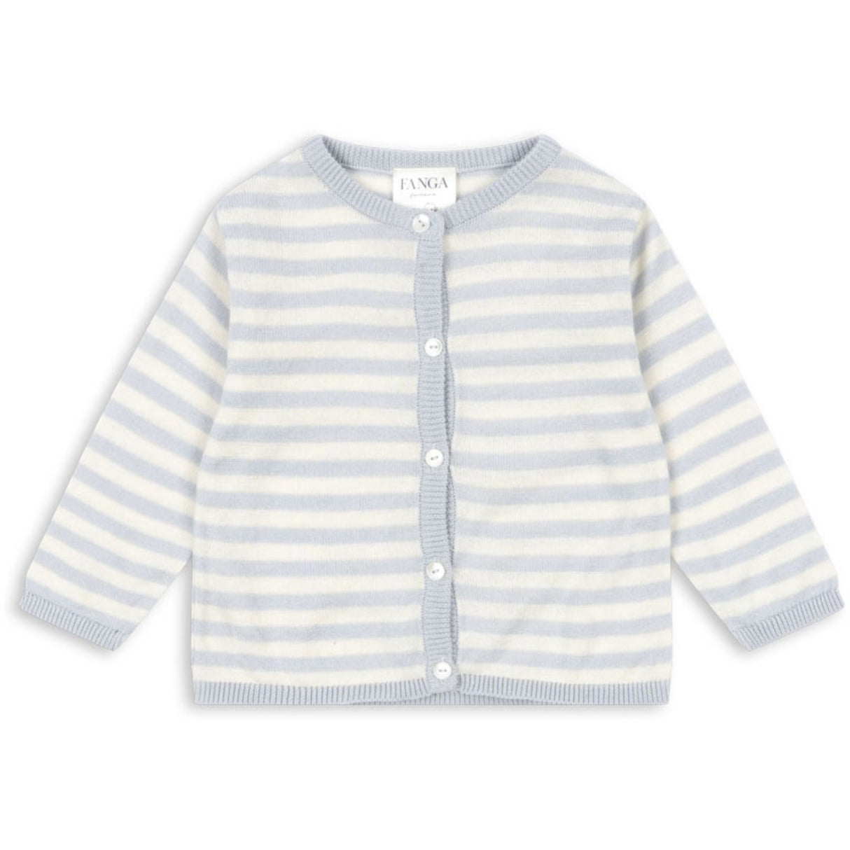 Konges Sløjd Fanga Gray Dawn Venti Strik Cardigan GOTS