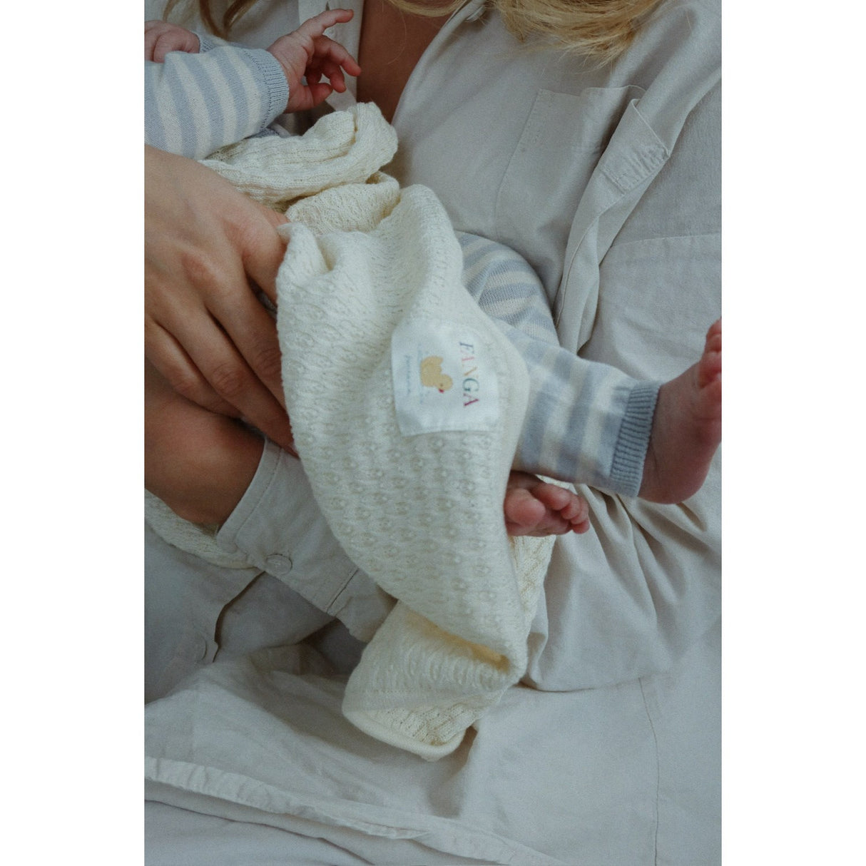 Konges Sløjd Fanga Gray Dawn Venti Strik Cardigan GOTS