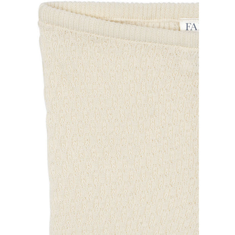 Konges Sløjd Fanga Antique White Venti Pointelle Bukser GOTS