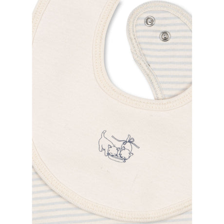 Konges Sløjd Fanga Blue Mix Fio Stripe 2 Pak Hagesmække OCS