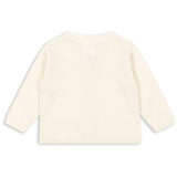 Konges Sløjd Fanga Fontana Antique White Venti Pointelle Cardigan GOTS