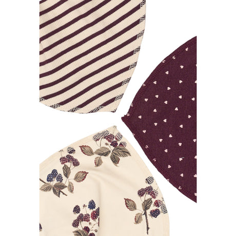 Petit Piao Black Berry Hagesmæk Modal 3 Pack