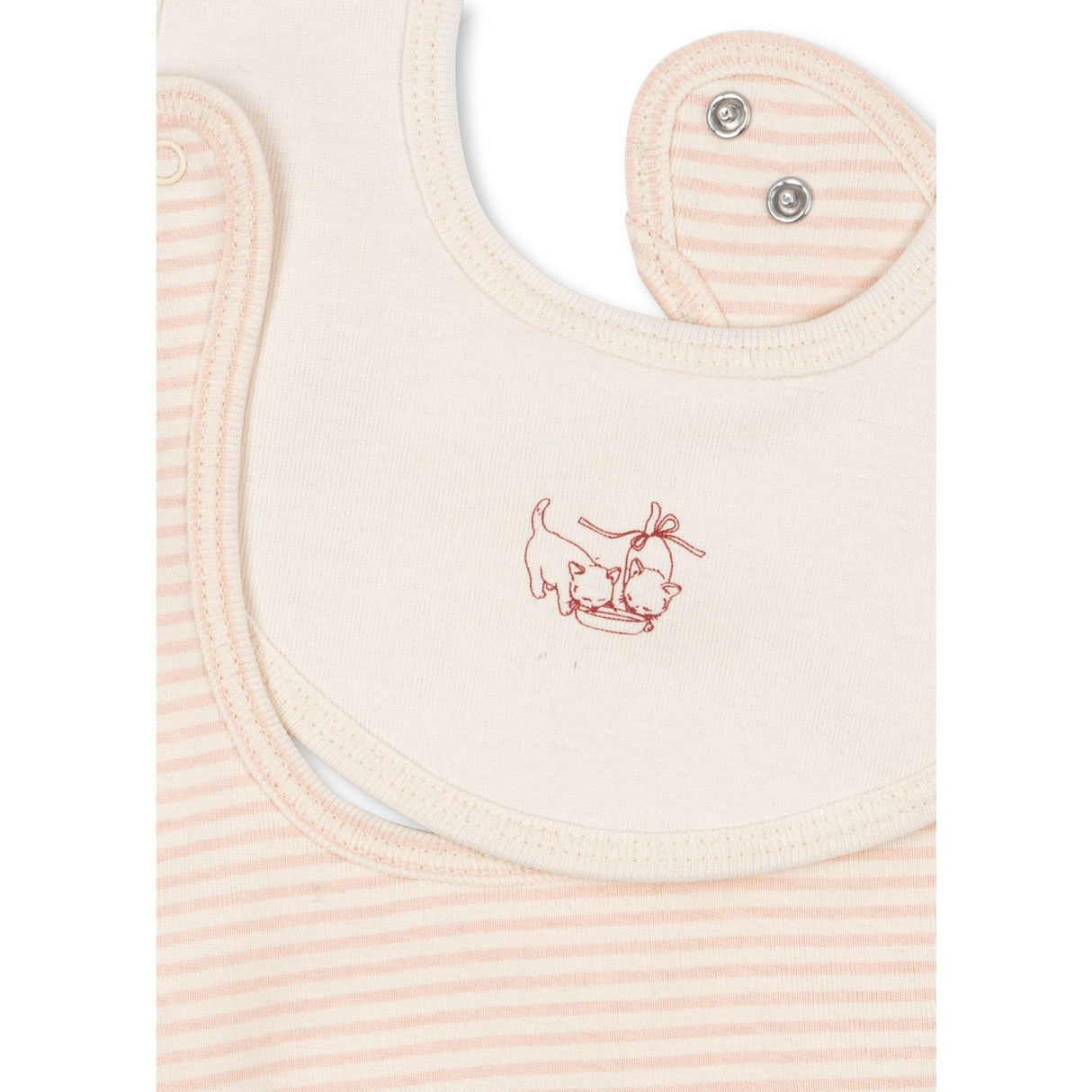 Konges Sløjd Fanga Fontana Blush Mix Fio Stripe 2 Pak Hagesmække OCS