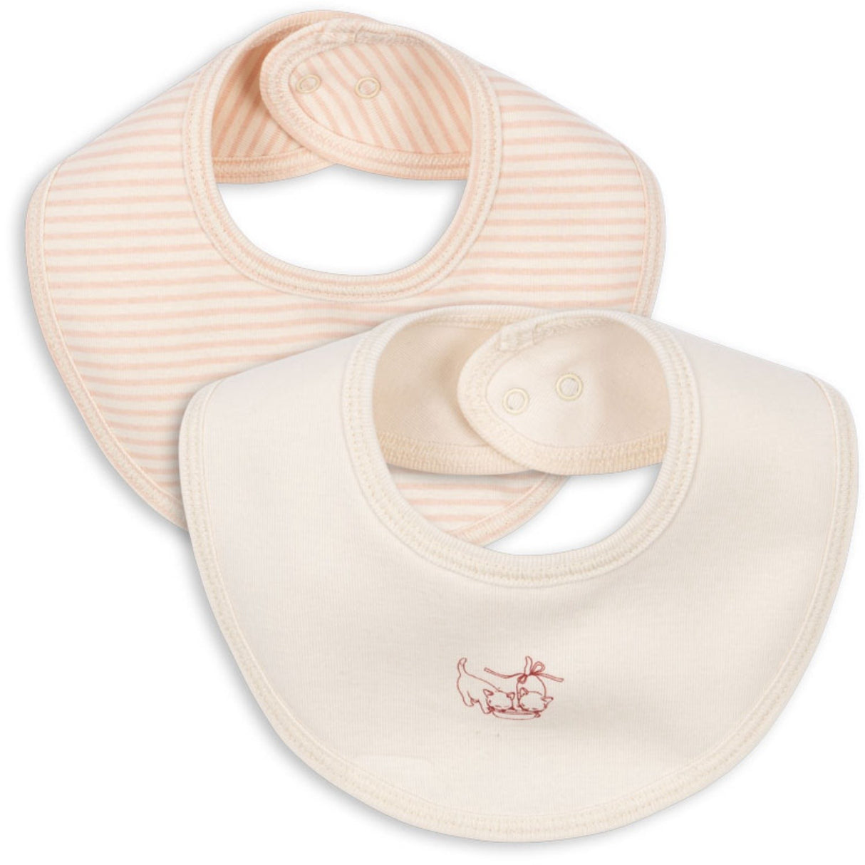 Konges Sløjd Fanga Fontana Blush Mix Fio Stripe 2 Pak Hagesmække OCS