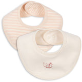 Konges Sløjd Fanga Fontana Blush Mix Fio Stripe 2 Pak Hagesmække OCS